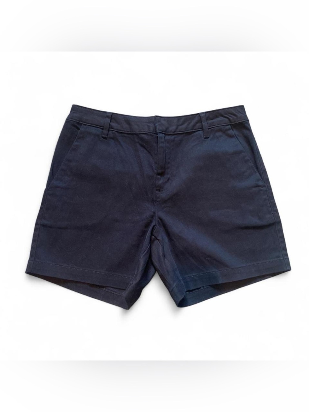 Banana Republic Navy Women's Flat-Front Shorts